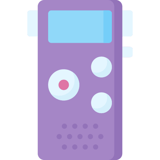 Dictaphone recorder speech dictaphone icon