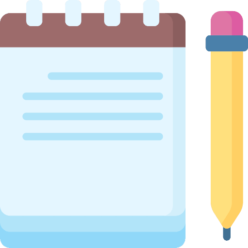 Notes document files and folders notes icon