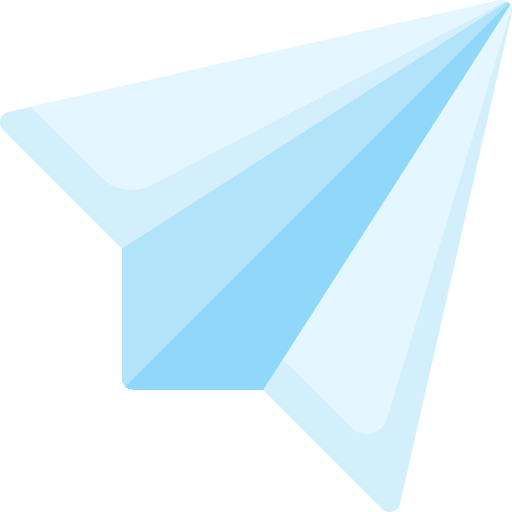 Paper plane paper childhood airplane origami icon