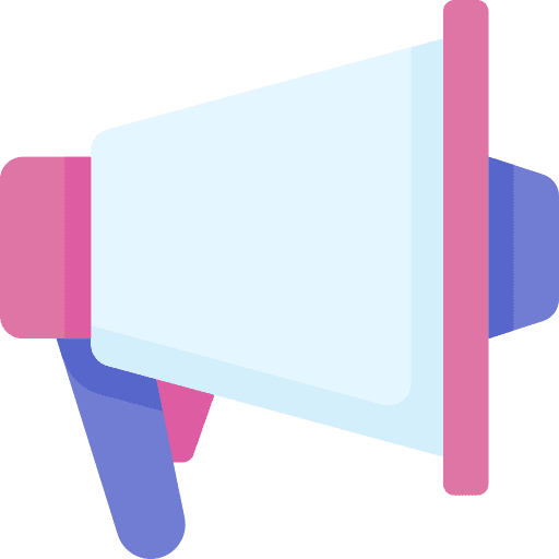 Megaphone marketing loud advertising icon