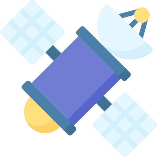 Satellite communications satellite communication icon