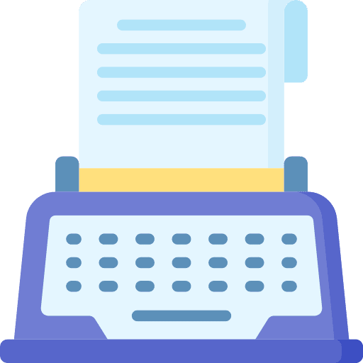 Typewriter type electronics typewriter icon