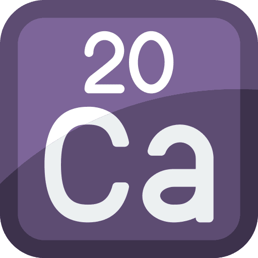 Calcium periodic table chemistry education icon
