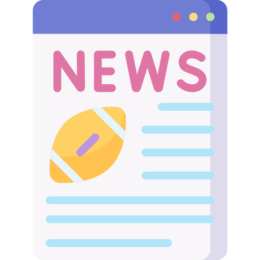 Sport news electronics entertainment news icon