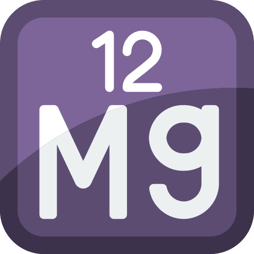 Magnesium science education element icon