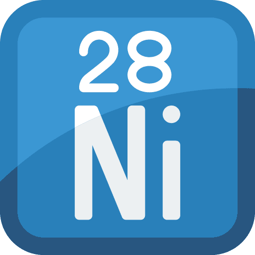 Nickel element education science icon