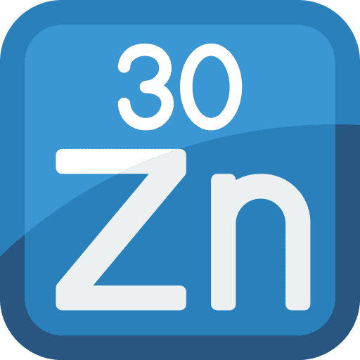 Zinc zinc periodic table chemistry icon