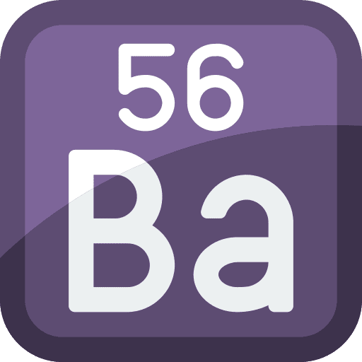Chemical element periodic table education science icon