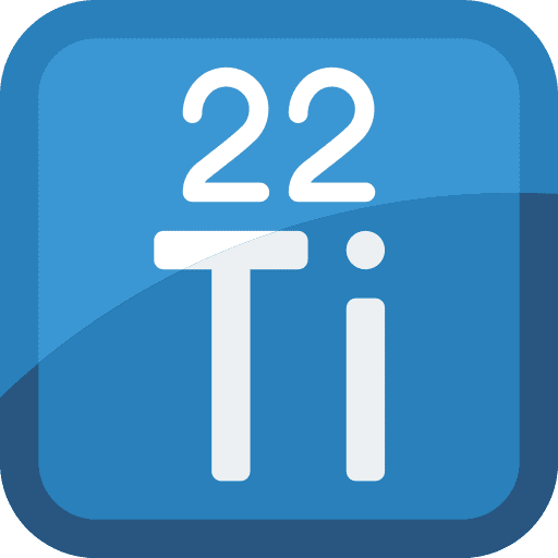 Titanium element titanium education icon