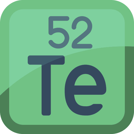 Metal element science education icon