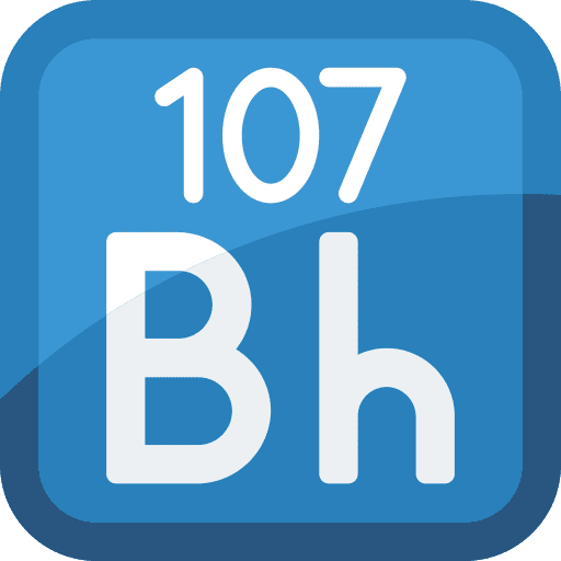 Metal metal chemistry education icon