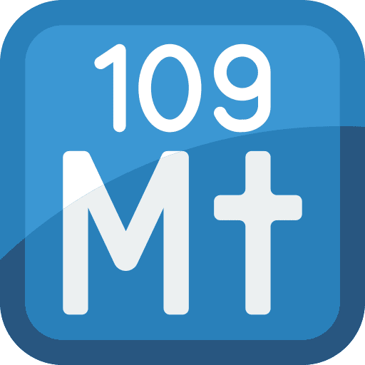 Metal periodic table science element icon