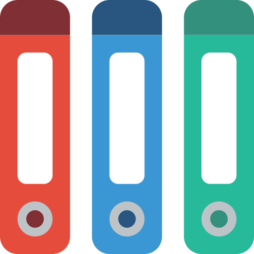 Binder binder file organizer icon