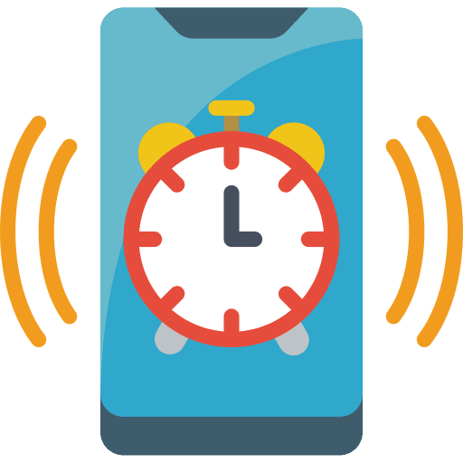 Smartphone smartphone alarm clock electronics icon