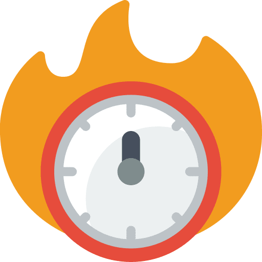 Timer time and date timer rush icon