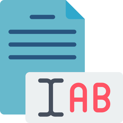 File document time and date text icon