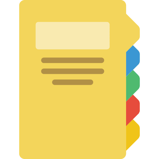 Folder tab tabs folders icon