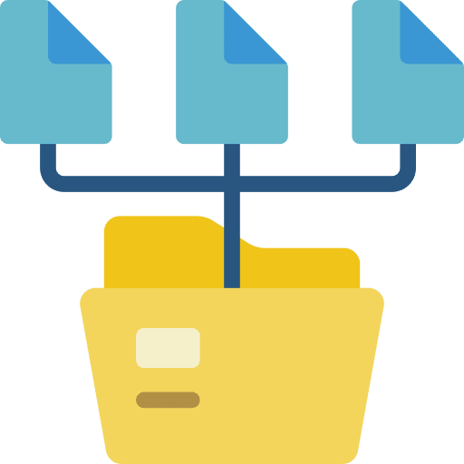 Folder files and folders page documents icon