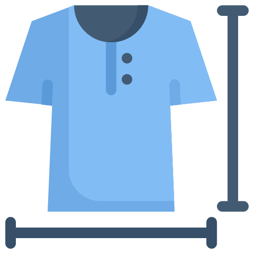 Clothes extra small clothes resizing icon