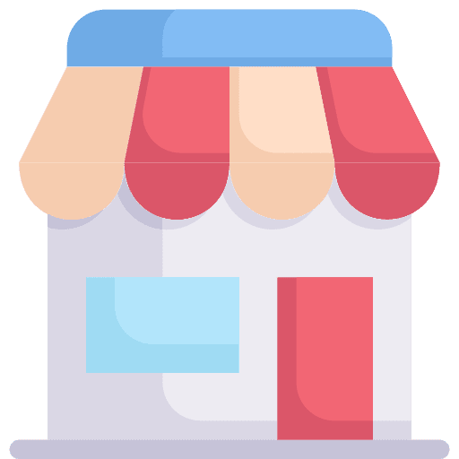 Store mall grow shop architecture and city icon