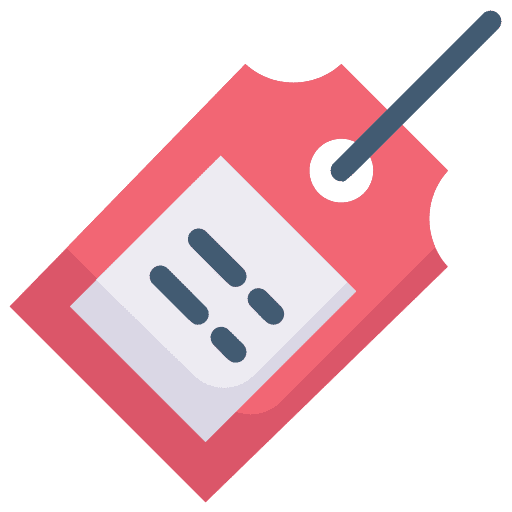 Tag tag tagging shop icon