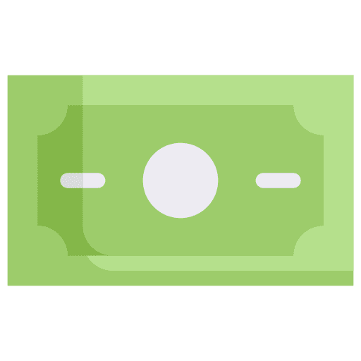 Money bill currency bank icon