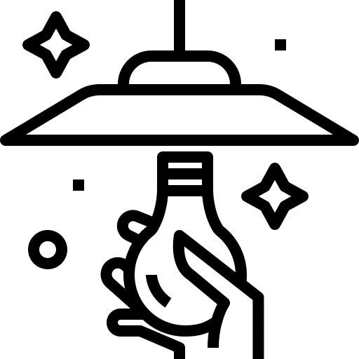 Home repair home repair professions and jobs lighting icon