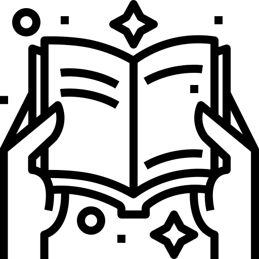 Reading book library books open book icon