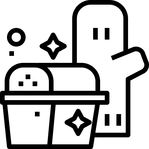 Baking handmade hobbies and free time bakery icon