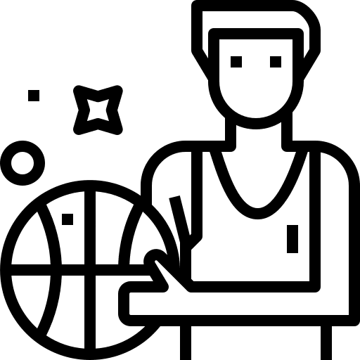 Basketball basketball court basketball mega ball icon