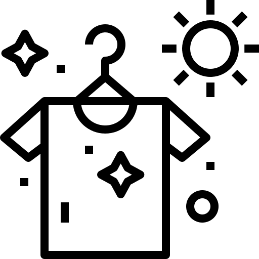 Laundry laundry sun furniture and household icon