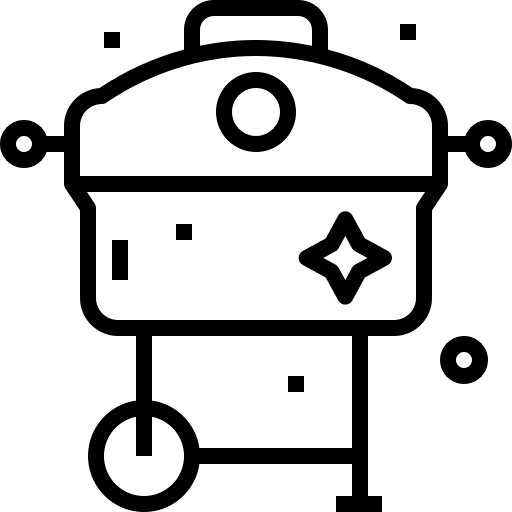 Bbq equipment food and restaurant cooking bbq equipment icon