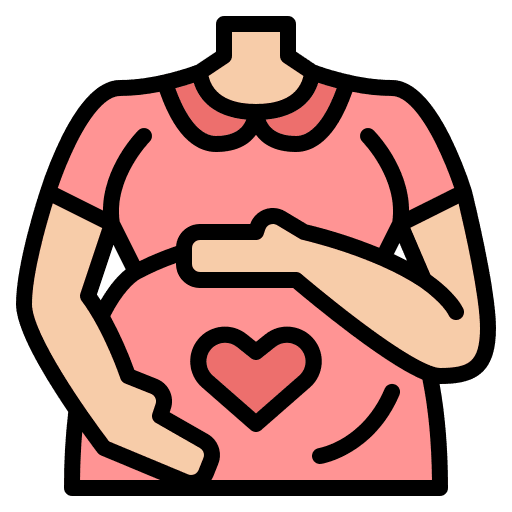 Motherhood pregnancy love pregnant icon