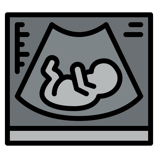 Ultrasound medical checkup ultrasound medical icon