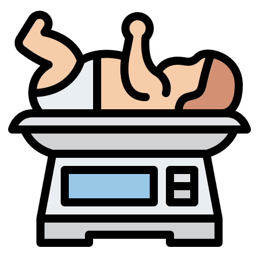 Measurement medical checkup scale healthcare and medical icon