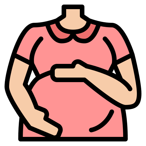 Mother mother motherhood healthcare and medical icon