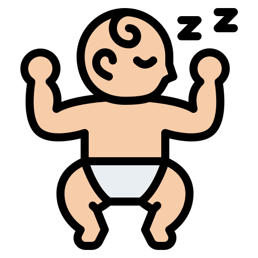 Sleeping baby sleeping maternity sleeping baby icon