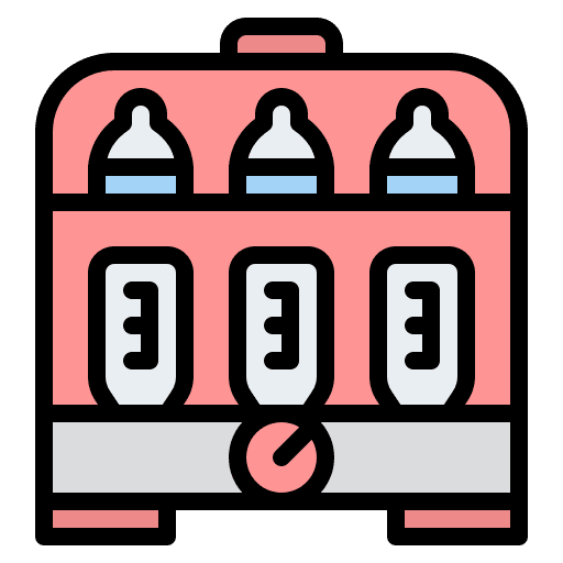 Sterilization sterilizer sterilization kid and baby icon