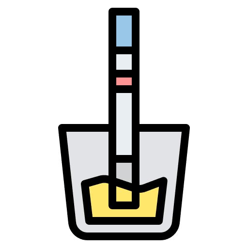 Pregnancy test healthcare and medical fertility pregnant icon