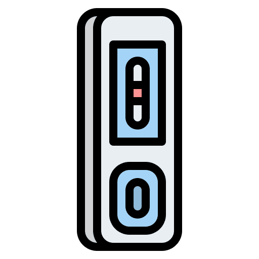 Pregnancy test medical healthcare and medical test icon