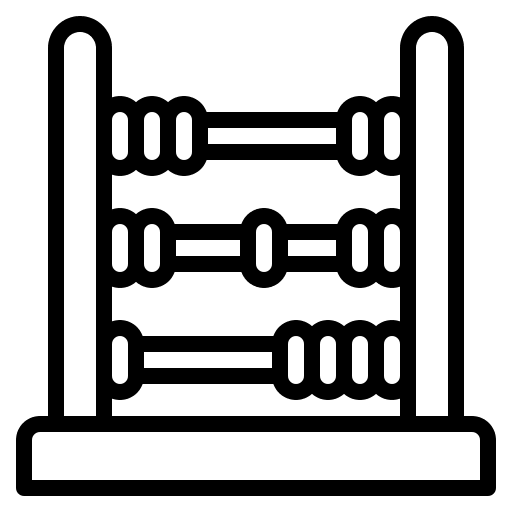 Abacus abacus toy kid game icon