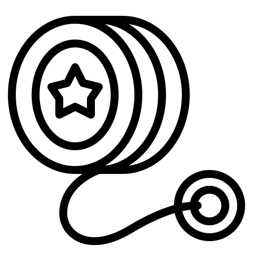 Yoyo toy fun yoyo toy icon