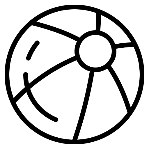 Ball kid sport toys icon
