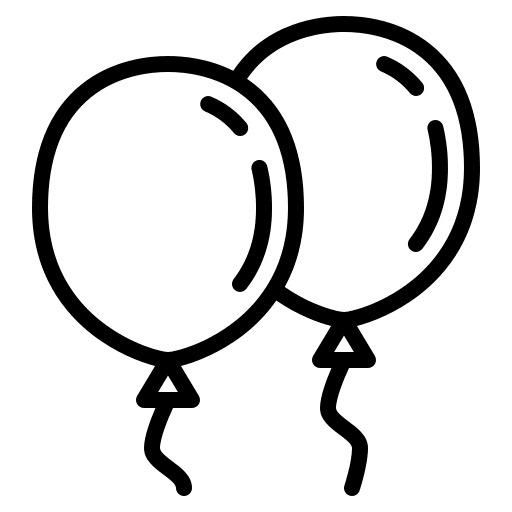 Balloons child toys balloons icon