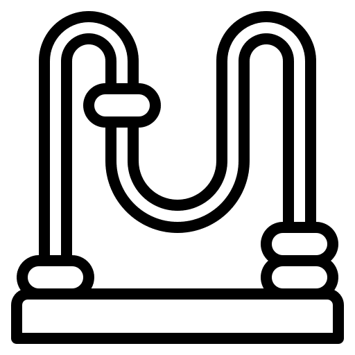 Bead toy child play icon