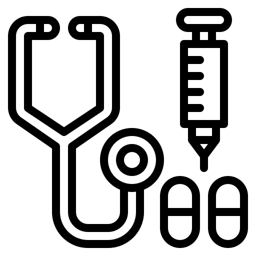 Medical kit child childhood medical kit icon