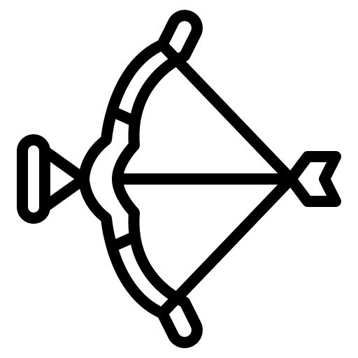 Bow kid bow children icon