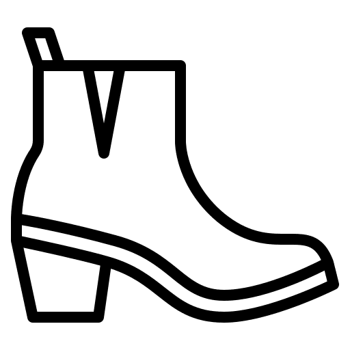 Female boots clothing shoes accessories icon