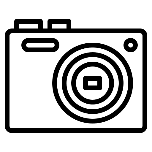 Camera technology camera woman icon