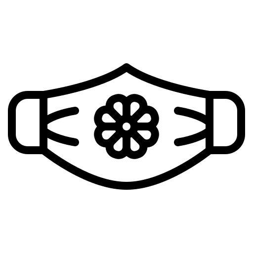 Face mask face mask accessories woman icon